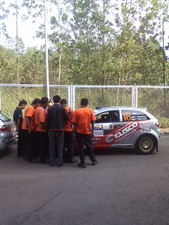 APRCマレーシア 車検待ち