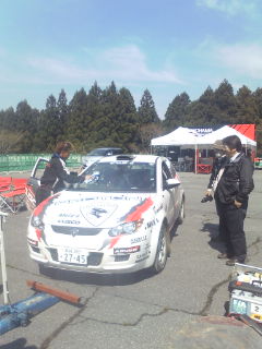 全日本ラリー レッキ開始