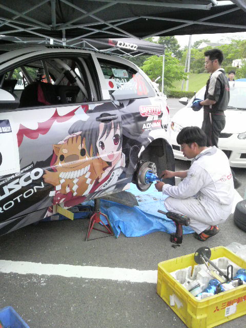 全日本ラリー福島 メンテ中