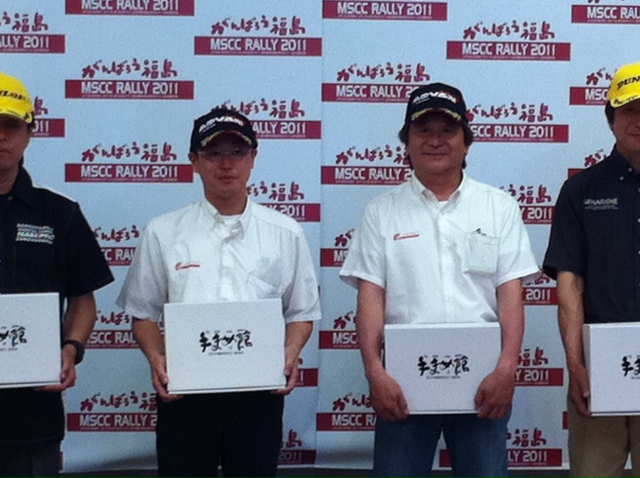 全日本ラリー福島 JN4クラス表彰