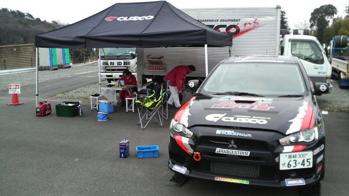 全日本ジムカーナ本庄　パドック