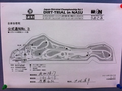 全日本ダートラ開幕戦丸和 コース図