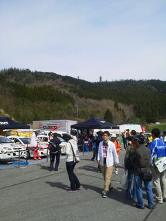 全日本ラリー久万高原くす子ちゃん大人気〓