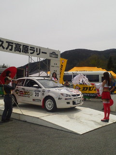 全日本ラリー久万高原 JN3クラスもスタート