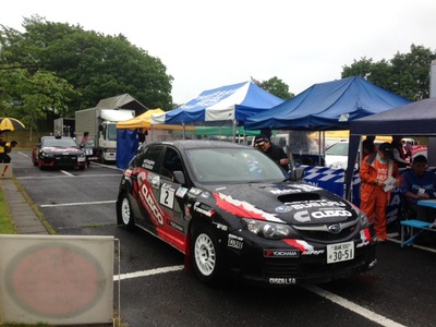 全日本ラリー 福島 柳沢選手