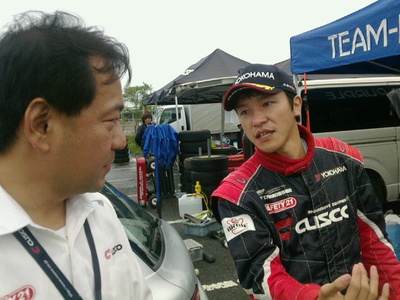 全日本ラリー今日は無事フィニッシュ