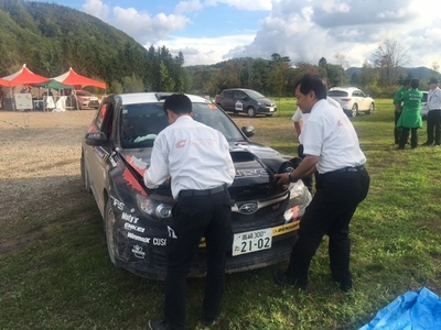 APRC ラリー北海道 ライトフィッティング