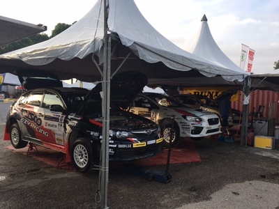 APRC マレーシア ラリー 間も無くスタート