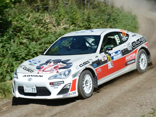 ラリー北海道 三好選手86オンボード アップ!