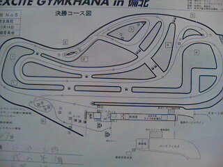 全日本ジムカーナ本番コース