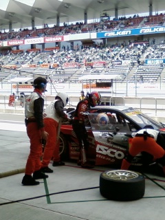 ピット作業練習