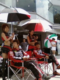 ドライバーと記念に。