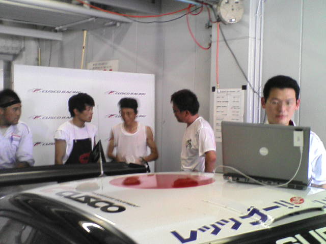 昼食前?の打ち合わせ