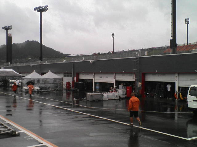 只今のもてぎの様子で