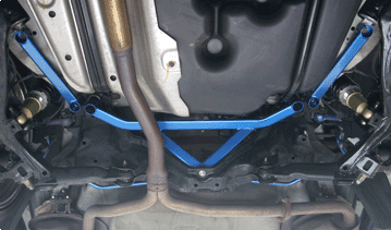 RB1オデッセイ フロントタワーバー&リヤロワアームバー装着写真