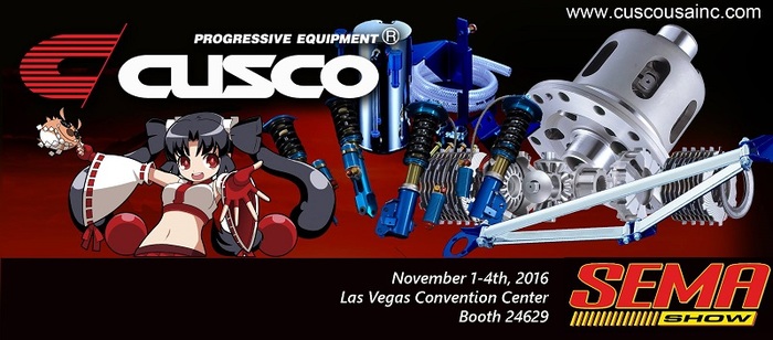 2016 SEMA Show CUSCO Announcement