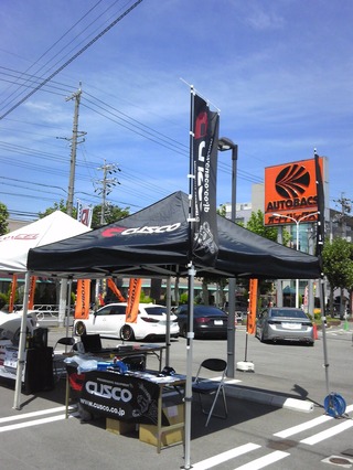 オートバックス長野店様での、イベント最終日です。