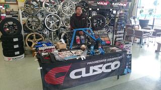 タイヤガーデン郡山富田店にて『CUSCOフェア春の大商談会』を開催中！