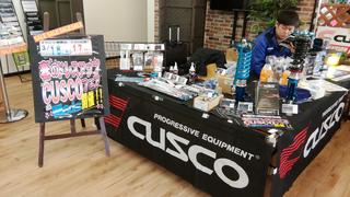 タイヤ館三条「春のドレスアップCUSCOフェア」開催中