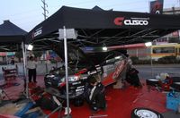 サービス時間は45分間。ここがメカニックのスペシャルステージ。