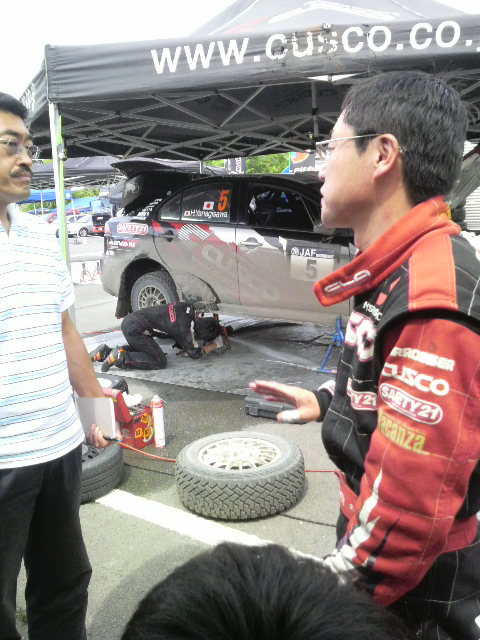 全日本ラリー福島 サービスＢ