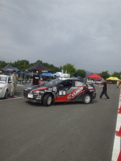 全日本ラリー ＤＡＹ２ スタート