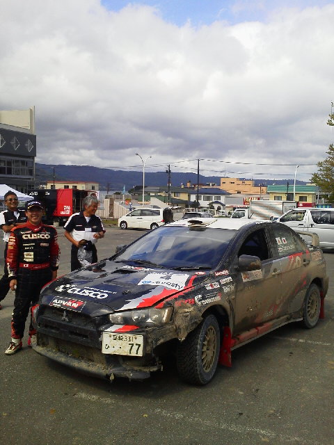 洞爺ラリー フィニッシュ