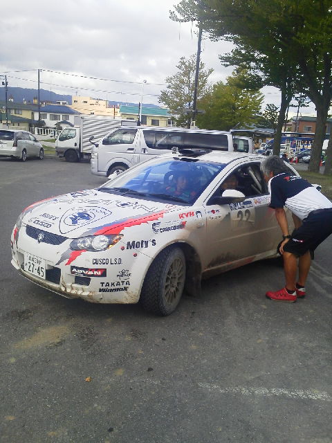 洞爺ラリー フィニッシュ