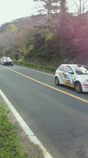 新城ラリー レッキ開始