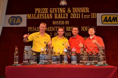 APRC 表彰式　プロトンモータースポーツ