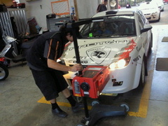 APRCニュージーランド　まずお馴染みの車検