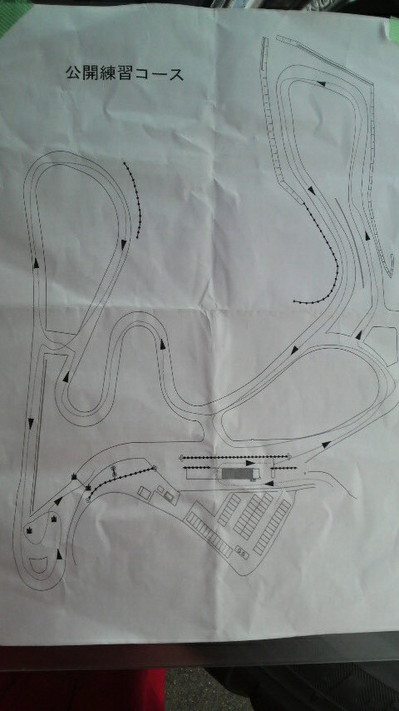全日本ジムカーナ第2戦 公開練習コース