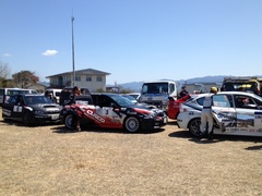 全日本ラリー 唐津 サービス前