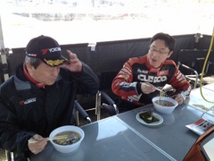 全日本ラリー 唐津 サービス中