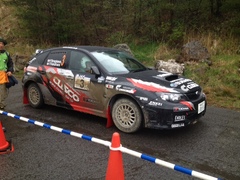 全日本ラリー 久万高原 最終SS