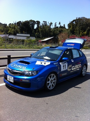 全日本ラリー唐津 レッキ中2