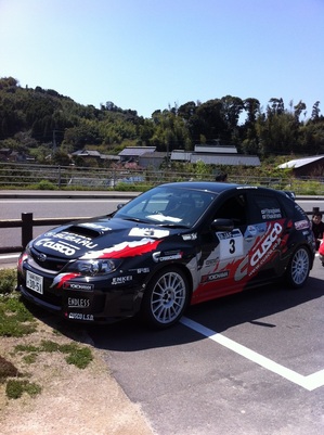 全日本ラリー唐津 レッキ中