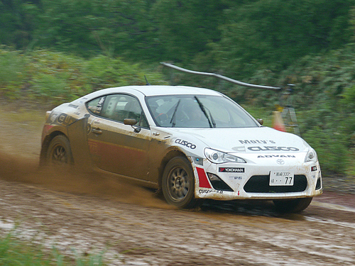 クスコ トヨタ86ラリーカー グラベルテスト