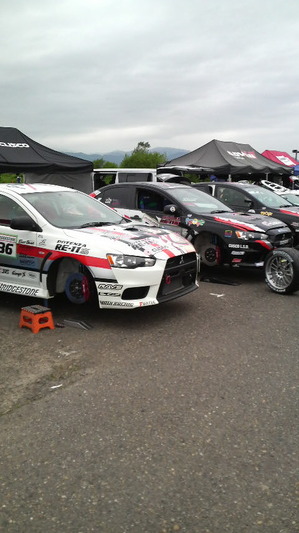 全日本ジムカーナ第４戦 決勝日朝