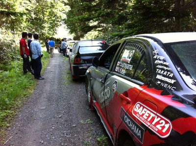 全日本ラリー洞爺 レッキ