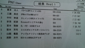 全日本ジムカーナ第４戦　公開練習１トライ目