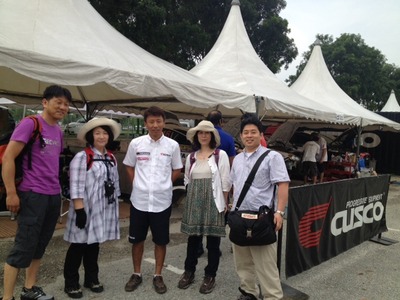 ラリーマレーシア 応援に