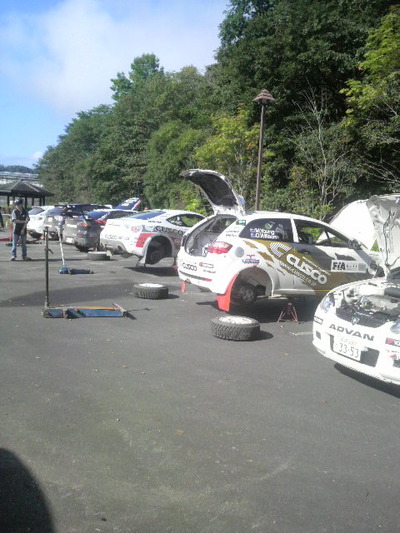 ラリー北海道林道テスト２日目