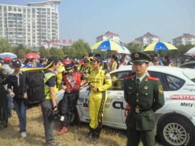 APRCチャイナ、厳重警備中