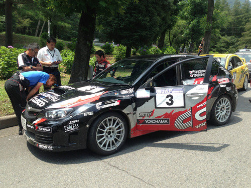 全日本ラリー第5戦　モントレー2013 in 群馬　サービスA