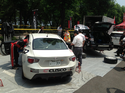 全日本ラリー第5戦　モントレー2013 in 群馬　サービスA