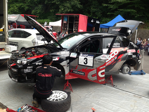 全日本ラリー第5戦　モントレー2013 in 群馬　サービスB