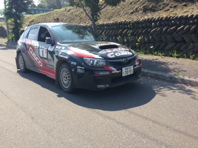 ラリー洞爺 DAY2 サービス前