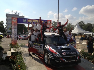 APRC Rd.4 マレーシアンラリーポデュウムフィニッシュ