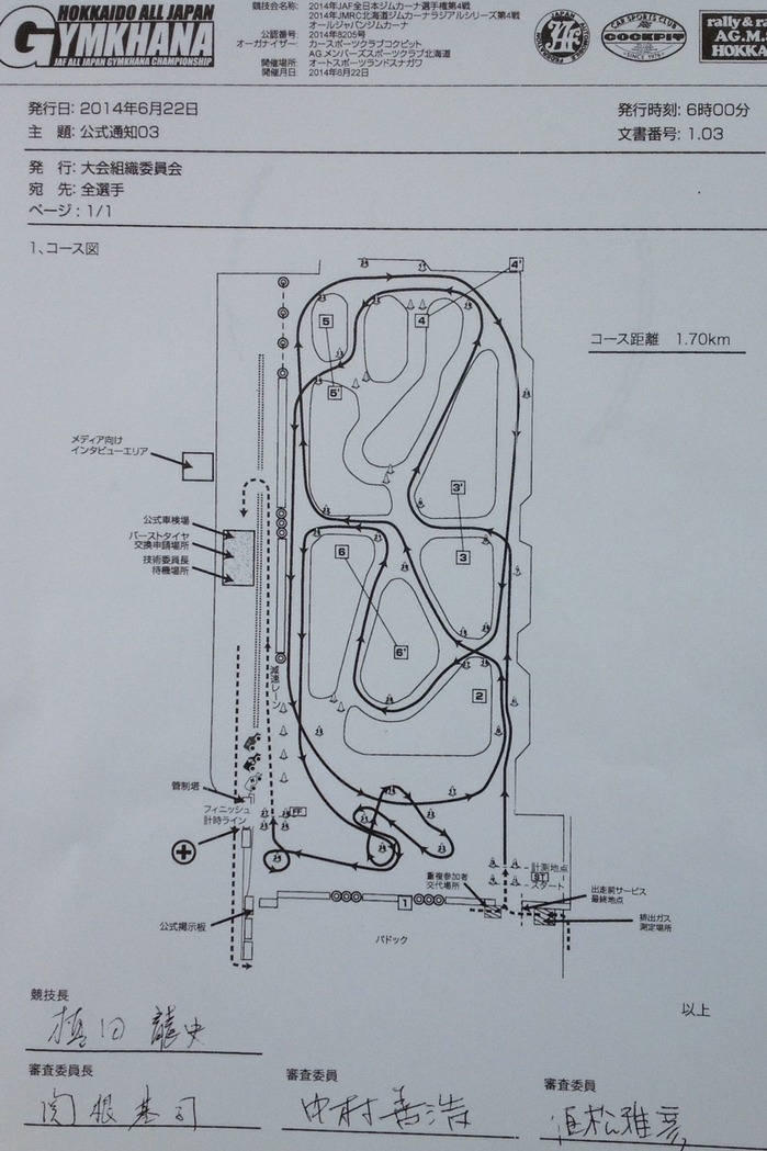 全日本ジムカーナ第4戦 オールジャパンジムカーナ　決勝第1ヒート